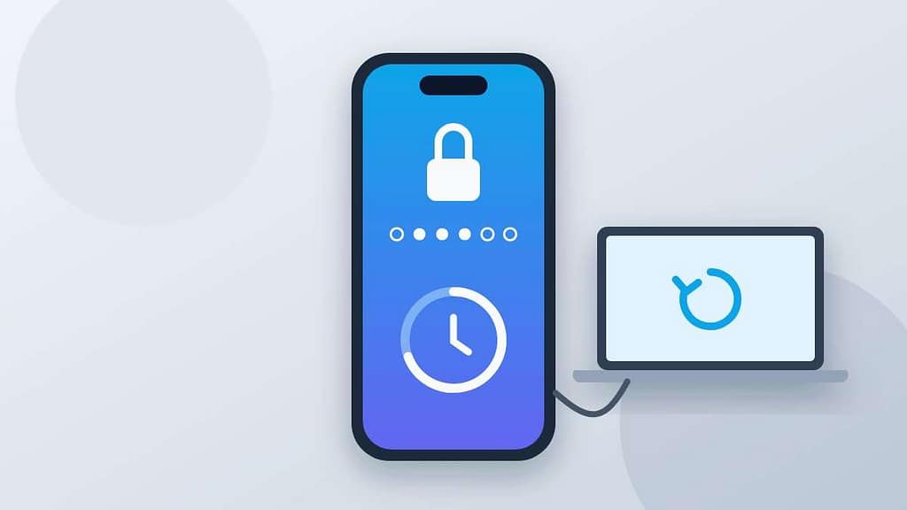 iPhone locked after a forgotten passcode